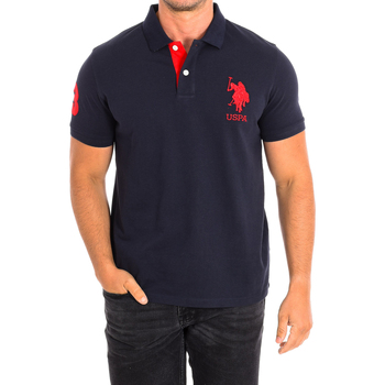 tekstylia Męskie Koszulki polo z krótkim rękawem U.S Polo Assn. 64306-179 Marine