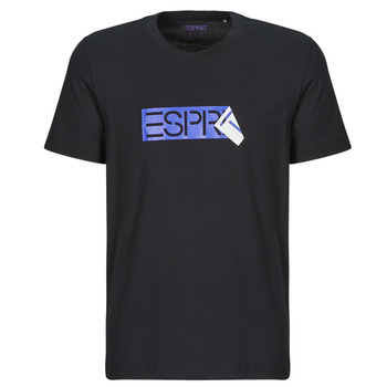 tekstylia Męskie T-shirty z krótkim rękawem Esprit SUS LOGO TEE Czarny