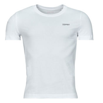 tekstylia Męskie T-shirty z krótkim rękawem Esprit SUS F AW CN SS Biały