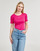 tekstylia Damskie T-shirty z krótkim rękawem Esprit TSHIRT SL Różowy