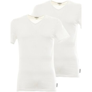 tekstylia Męskie T-shirty z krótkim rękawem Bikkembergs BKK1UTS02BI Biały
