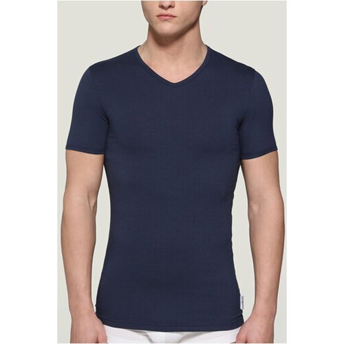 tekstylia Męskie T-shirty z krótkim rękawem Bikkembergs BKK1UTS02SI Niebieski
