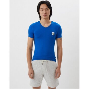 tekstylia Męskie T-shirty z krótkim rękawem Bikkembergs BKK1UTS08SI Niebieski