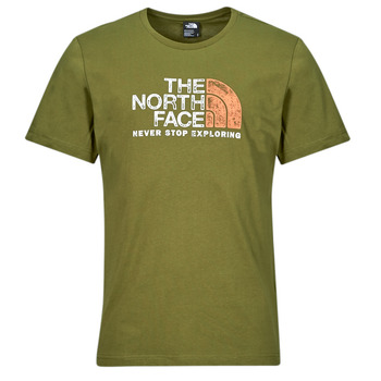 tekstylia Męskie T-shirty z krótkim rękawem The North Face S/S RUST 2 Kaki