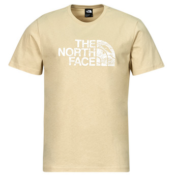 tekstylia Męskie T-shirty z krótkim rękawem The North Face WOODCUT Beżowy
