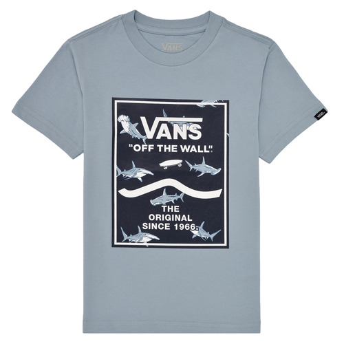 tekstylia Chłopiec T-shirty z krótkim rękawem Vans PRINT BOX 2.0 SS Niebieski