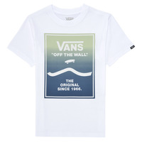 tekstylia Dziecko T-shirty z krótkim rękawem Vans PRINT BOX 2.0 Biały