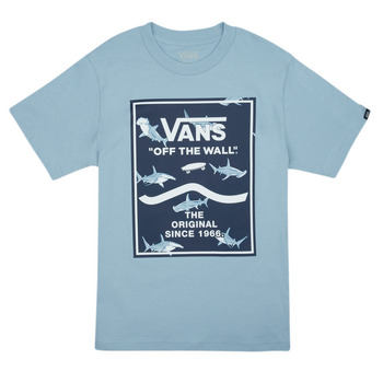 tekstylia Chłopiec T-shirty z krótkim rękawem Vans PRINT BOX 2.0 Niebieski