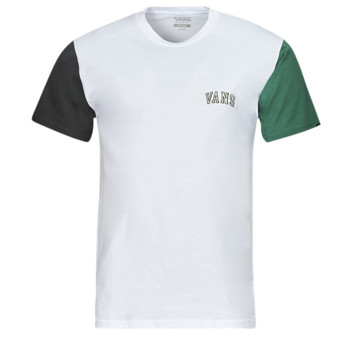 tekstylia Męskie T-shirty z krótkim rękawem Vans COLORBLOCK VARSITY SS TEE Biały