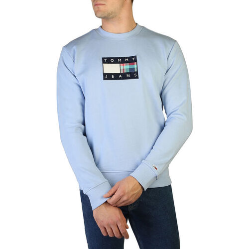 tekstylia Męskie Bluzy Tommy Hilfiger dm0dm15704 c3r blue Niebieski