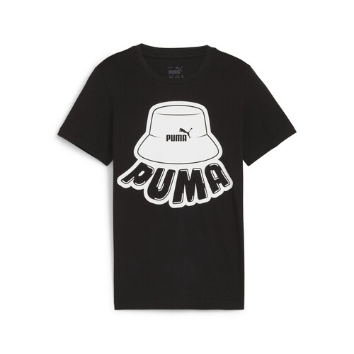 tekstylia Chłopiec T-shirty z krótkim rękawem Puma ESS+ MID 90S GRAPHIC TEE B Czarny
