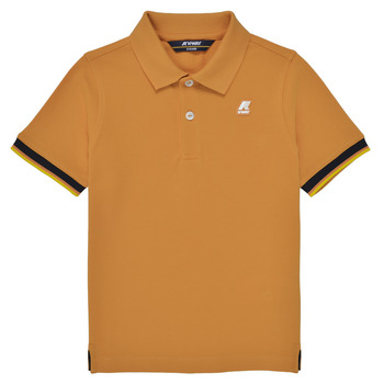 tekstylia Chłopiec Koszulki polo z krótkim rękawem K-Way P. VINCENT Pomarańczowy