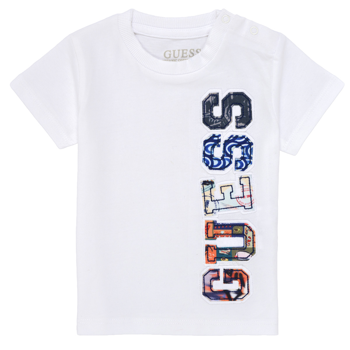 tekstylia Chłopiec T-shirty z krótkim rękawem Guess SS T SHIRT Biały