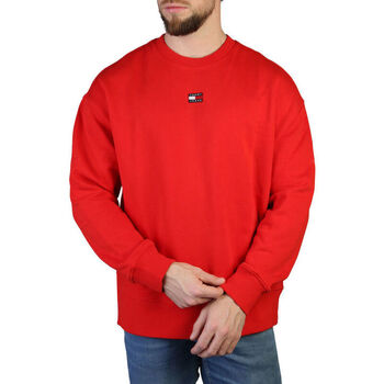 tekstylia Męskie Bluzy Tommy Hilfiger dm0dm16370 xnl red Czerwony