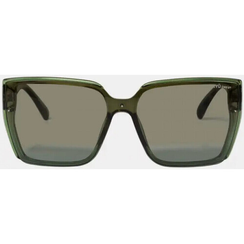 Zegarki & Biżuteria  Damskie okulary przeciwsłoneczne Iyü Design Ines Zielony