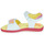 Buty Dziewczynka Sandały Agatha Ruiz de la Prada SANDALIA PLAY Biały / Różowy