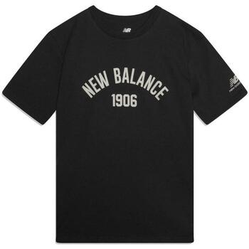 tekstylia Męskie T-shirty z krótkim rękawem New Balance  Szary
