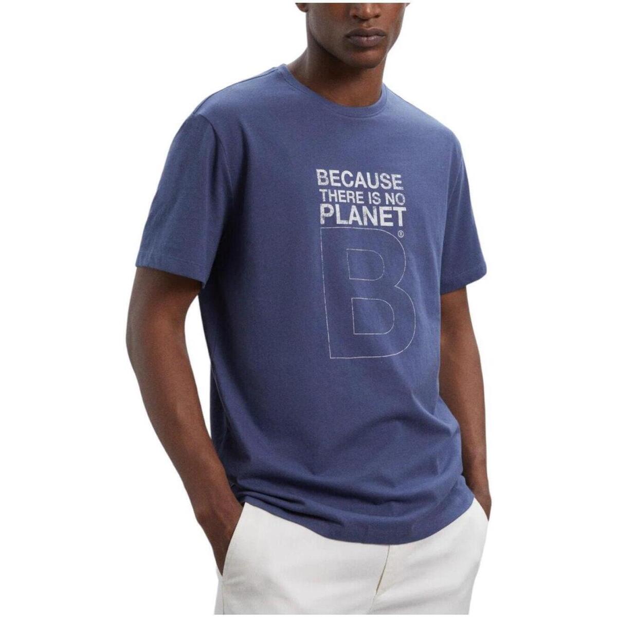 tekstylia Męskie T-shirty z krótkim rękawem Ecoalf  Niebieski