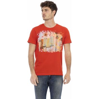 tekstylia Męskie T-shirty z krótkim rękawem Trussardi - 2AT29 Czerwony