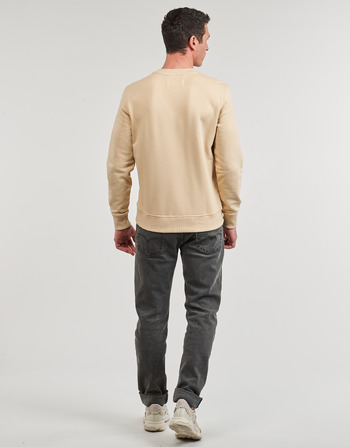 Calvin Klein Jeans CK EMBRO BADGE CREW NECK Beżowy