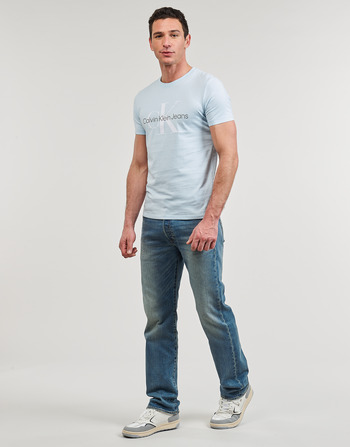 Calvin Klein Jeans SEASONAL MONOLOGO TEE Niebieski