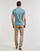 tekstylia Męskie Koszulki polo z krótkim rękawem Calvin Klein Jeans CK EMBRO BADGE SLIM POLO Niebieski