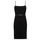 tekstylia Damskie Sukienki krótkie Calvin Klein Jeans LOGO ELASTIC STRAPPY DRESS Czarny