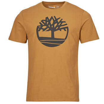 tekstylia Męskie T-shirty z krótkim rękawem Timberland Tree Logo Short Sleeve Tee Żółty