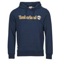 tekstylia Męskie Bluzy Timberland Linear Logo Hoodie Marine