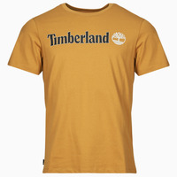 tekstylia Męskie T-shirty z krótkim rękawem Timberland Linear Logo Short Sleeve Tee Camel