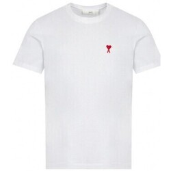 tekstylia Męskie T-shirty i Koszulki polo Ami Paris T SHIRT BFUTS001.724 Biały