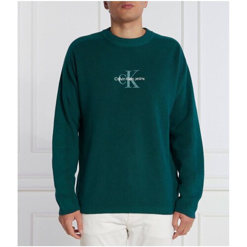 tekstylia Męskie Swetry Calvin Klein Jeans J30J322460 Zielony