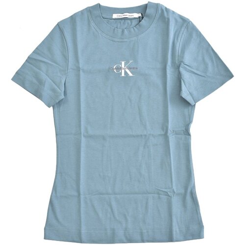 tekstylia Damskie T-shirty i Koszulki polo Calvin Klein Jeans J20J221426 Niebieski