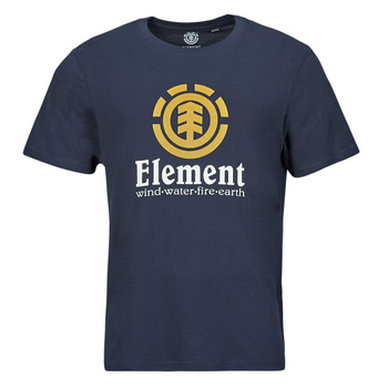 tekstylia Męskie T-shirty z krótkim rękawem Element VERTICAL SS Marine