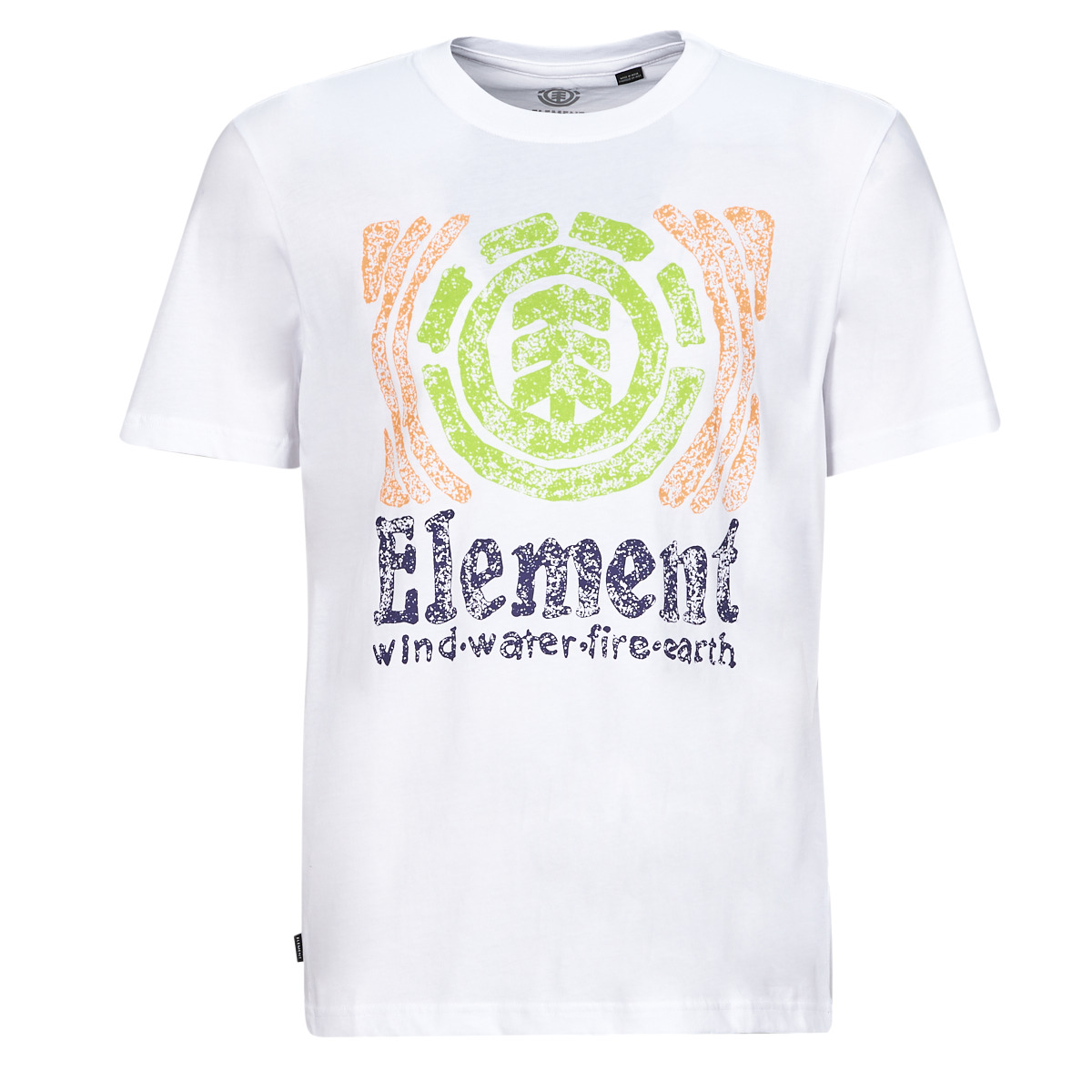 tekstylia Męskie T-shirty z krótkim rękawem Element VOLLEY SS Biały