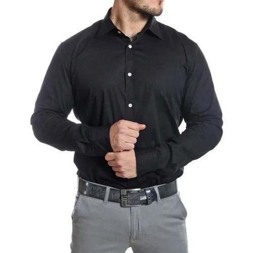 tekstylia Męskie Koszule z długim rękawem BOSS  Czarny