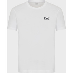 tekstylia Męskie T-shirty z krótkim rękawem Emporio Armani  Biały
