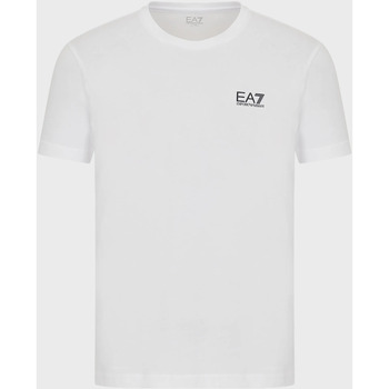tekstylia Męskie T-shirty z krótkim rękawem Emporio Armani  Biały