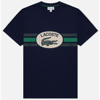 tekstylia Męskie T-shirty z krótkim rękawem Lacoste  Niebieski
