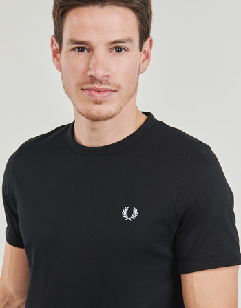 Fred Perry RINGER T-SHIRT Czarny