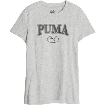 tekstylia Dziewczynka T-shirty z krótkim rękawem Puma 219624 Szary