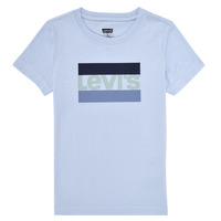 tekstylia Chłopiec T-shirty z krótkim rękawem Levi's SPORTSWEAR LOGO TEE Niebieski