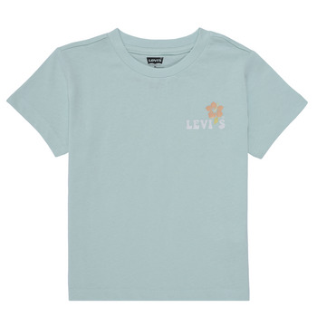 tekstylia Dziewczynka T-shirty z krótkim rękawem Levi's OCEAN BEACH SS TEE Niebieski / Pastel / Pomarańczowy / Pastel
