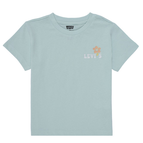 tekstylia Dziewczynka T-shirty z krótkim rękawem Levi's OCEAN BEACH SS TEE Niebieski / Pastel / Pomarańczowy / Pastel
