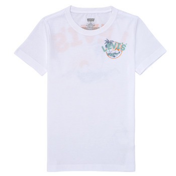 tekstylia Chłopiec T-shirty z krótkim rękawem Levi's SCENIC SUMMER TEE Wielokolorowy / Biały