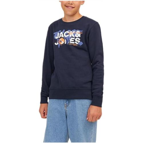 tekstylia Chłopiec Bluzy Jack & Jones  Niebieski