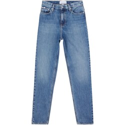 tekstylia Damskie Jeansy straight leg Calvin Klein Jeans J20J221682 Niebieski