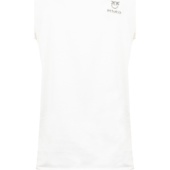 tekstylia Damskie T-shirty z krótkim rękawem Pinko 1V108F Y5Y5 I Telefo Biały