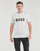 tekstylia Męskie T-shirty z krótkim rękawem BOSS Tiburt 427 Biały