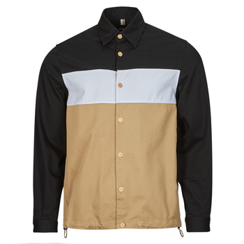 tekstylia Męskie Koszule typu overshirt BOSS S-OLSON-CB-241 Camel / Czarny / Biały